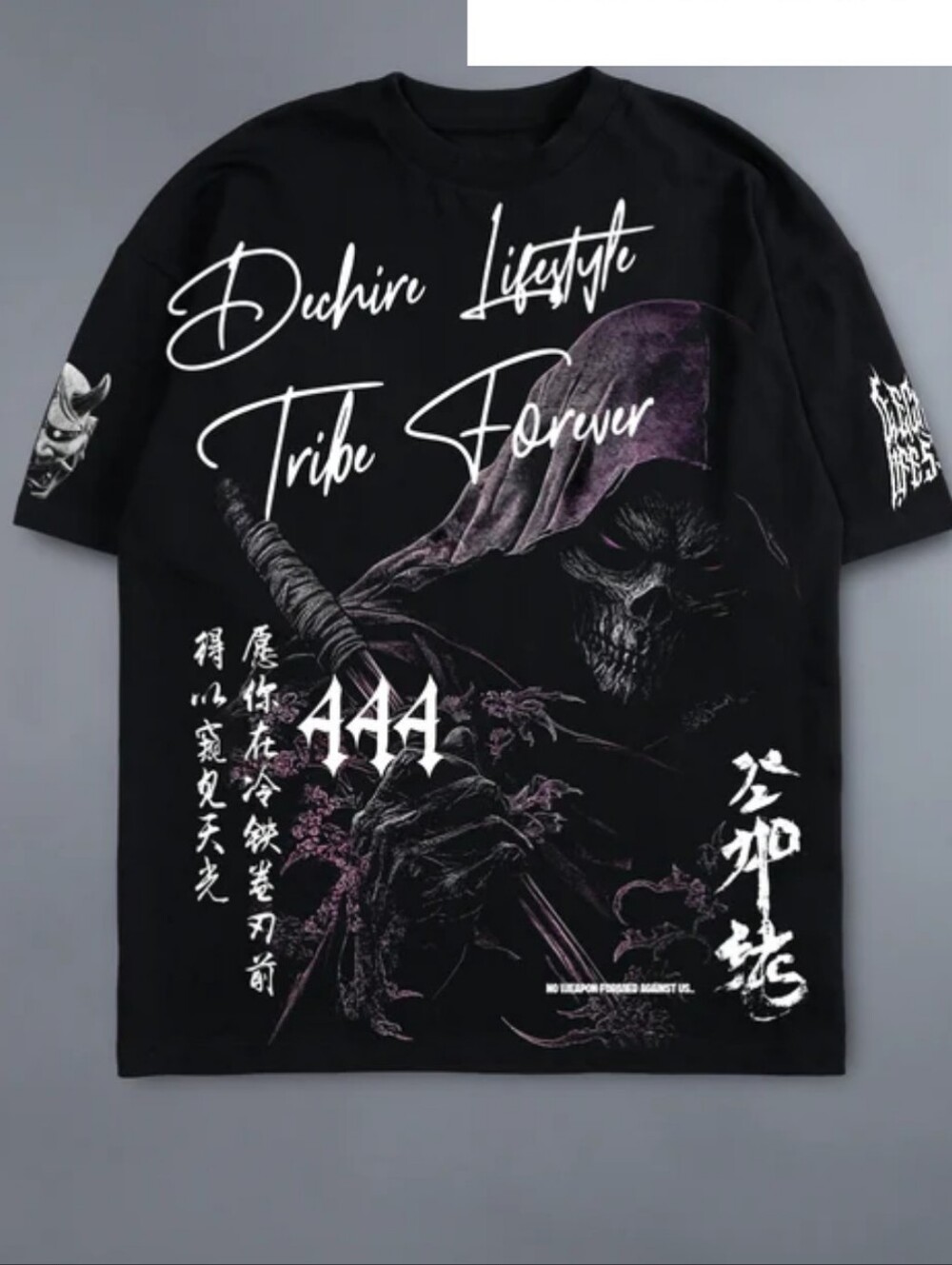 Dechire Tee, Size L, Collector Edition, Reaper Grsphic, Black